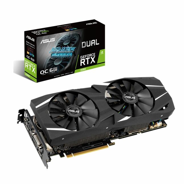 ASUS Dual GeForce RTX2060 6GB GDDR6 Nvidia GeForce Graphics Card