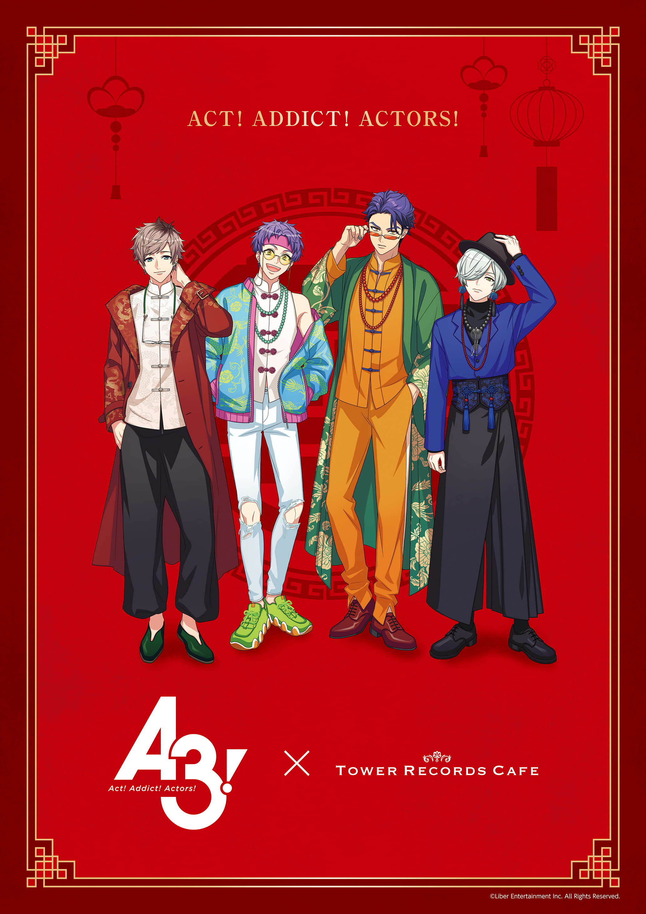 イケメン役者育成ゲーム『A3!（エースリー）』 ×TOWER RECORDS CAFE