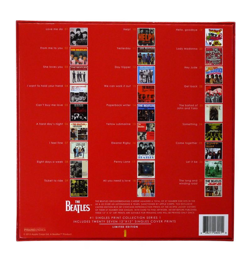ザ・ビートルズ〈シングル盤アート・プリントBOX〉が限定発売