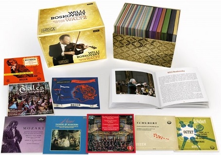 空前絶後のBOX化！『ウィリー・ボスコフスキー/デッカ録音全集』(50CD+