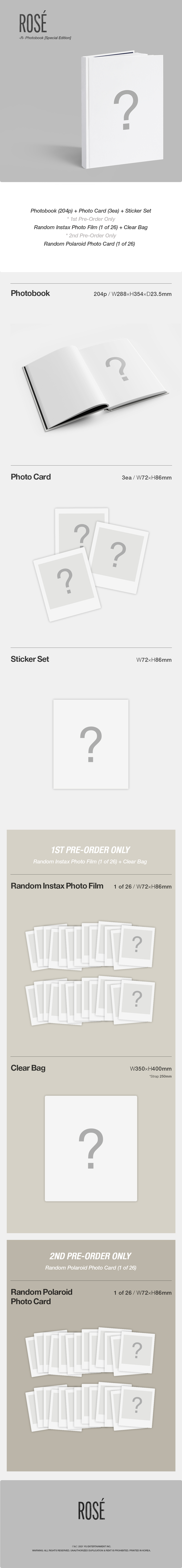 ROSE｜BLACKPINKのロゼ、ソロ・デビューを記念したフォトブック『Rose