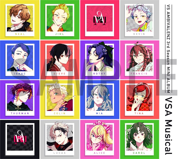 VS AMBIVALENZ 3rd Season MINI ALBUM -VSA Musical- 特別レシート