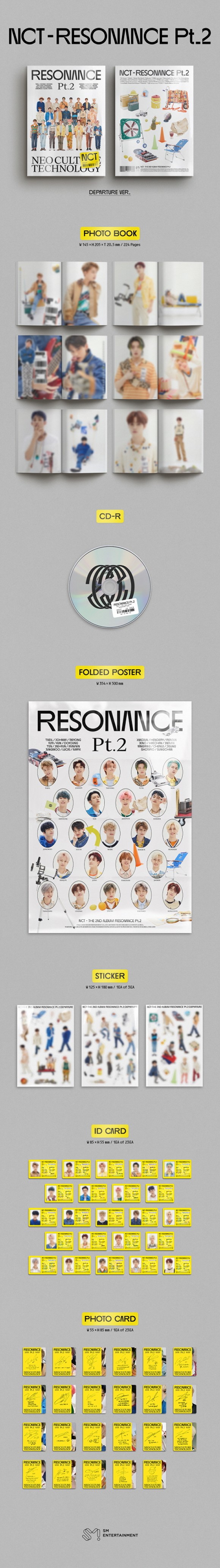 NCT｜韓国セカンドアルバム『RESONANCE Pt.2』(Departure Ver