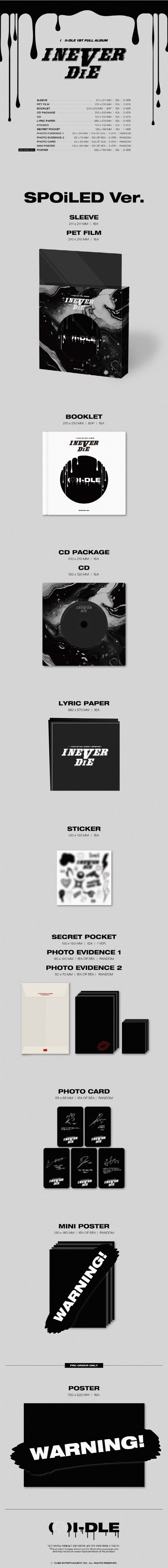 G)I-DLE｜待望の韓国フルアルバム！『I NEVER DIE』｜今ならオンライン