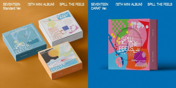 SEVENTEEN 12th Mini Album「SPILL THE FEELS」限定特典付きで2024年10