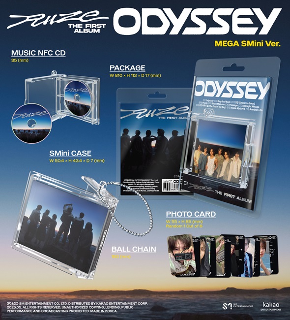 RIIZE 韓国ファーストフルアルバム『ODYSSEY』2025年5月リリース