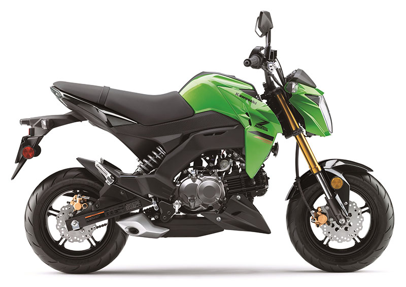 New 2025 Kawasaki Z125 Pro Candy Lime Green | Motorcycles in La