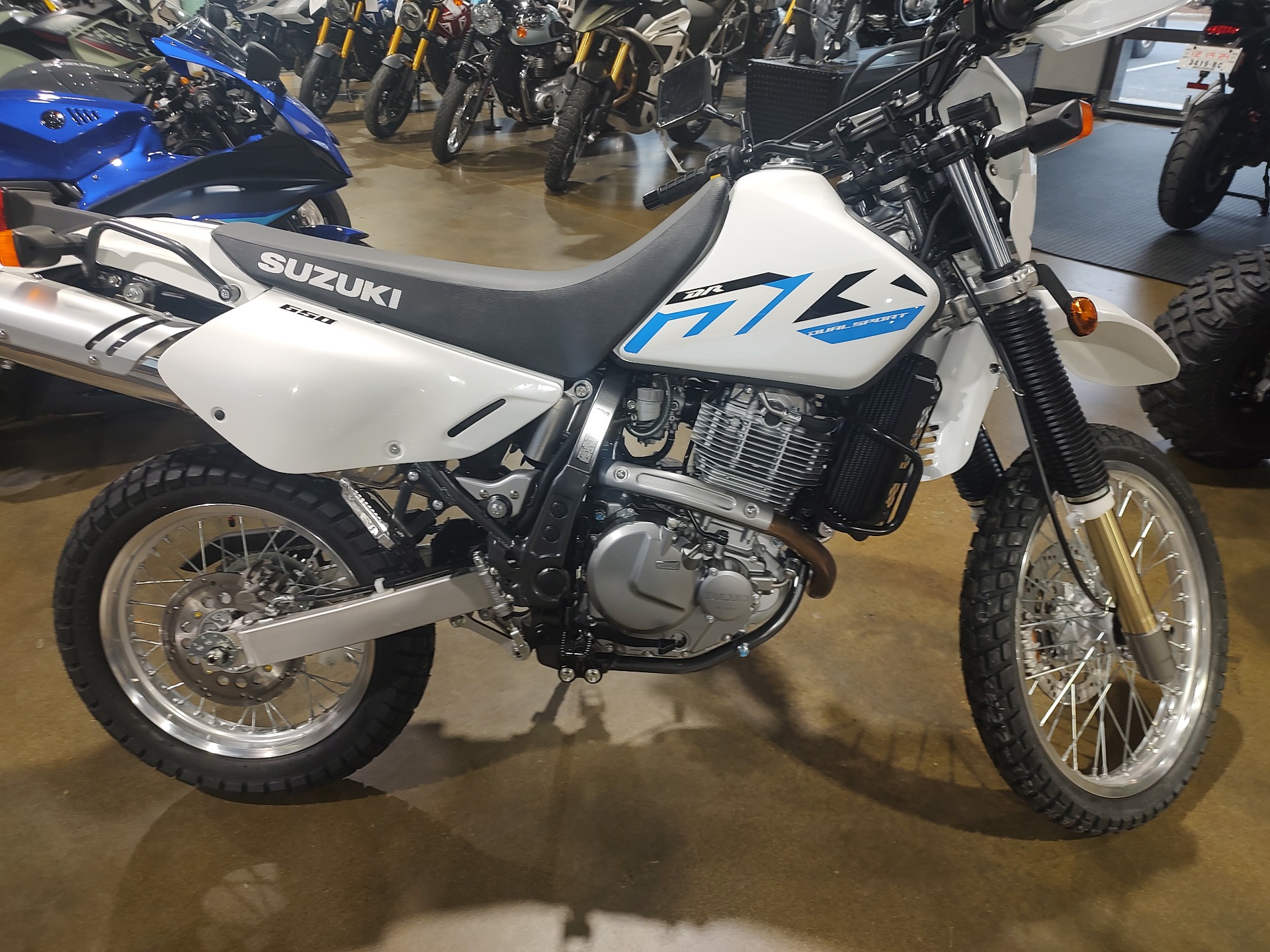 New 2025 Suzuki DR650S Solid Special White No. 2 Motorcycles For