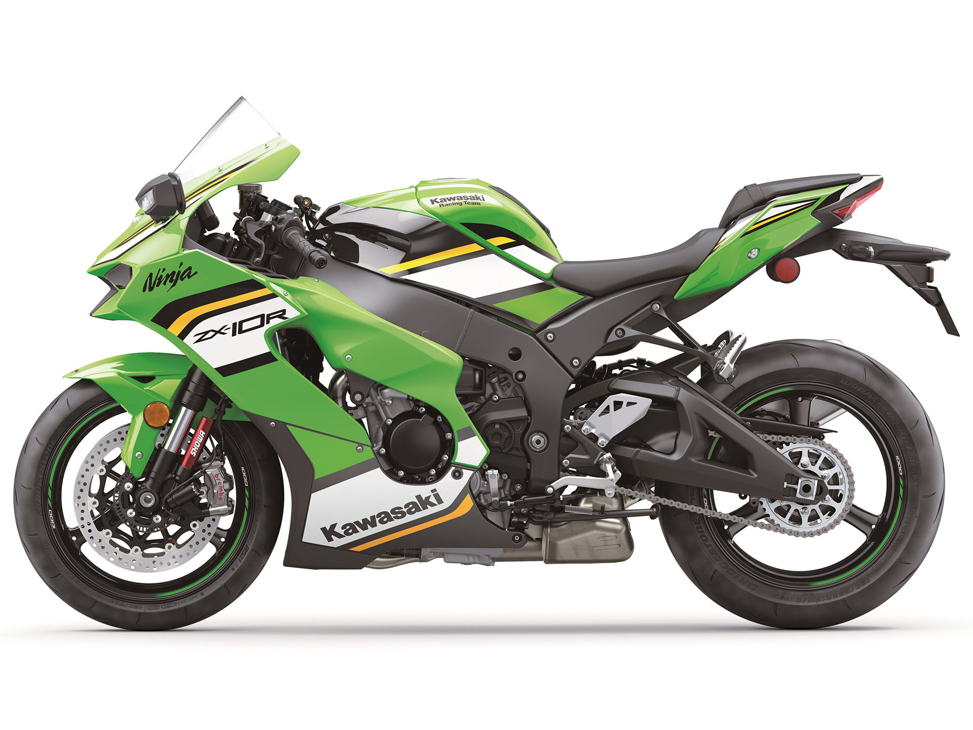 New 2025 Kawasaki Ninja ZX-10R KRT Edition ABS Lime Green / Ebony
