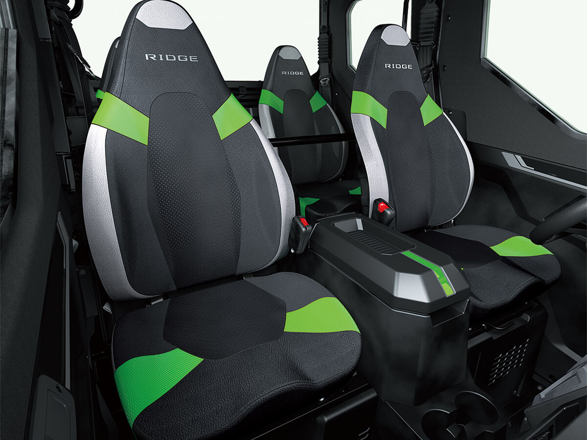 New 2025 Kawasaki RIDGE XR CREW HVAC Utility Vehicles in Howell, MI