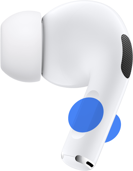 AirPodsのアクティブノイズキャンセリングモードと外部音取り込み