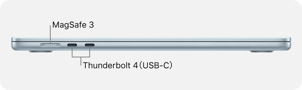 MacBook Air (13インチ, M4, 2025) - 技術仕様 - Apple サポート (日本)