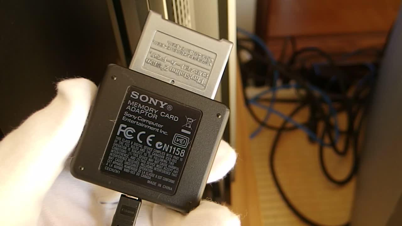 PS2のセーブデータをPS3に移行に必要』 SIE メモリーカードアダプター