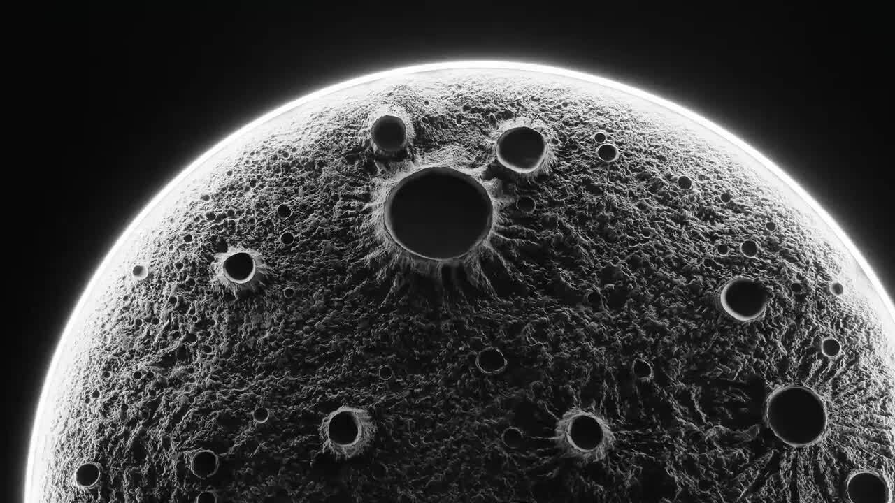 GOGEXX 32 in. x 32 in. Gray Realistic Resin Moon Dimmable LED Wall