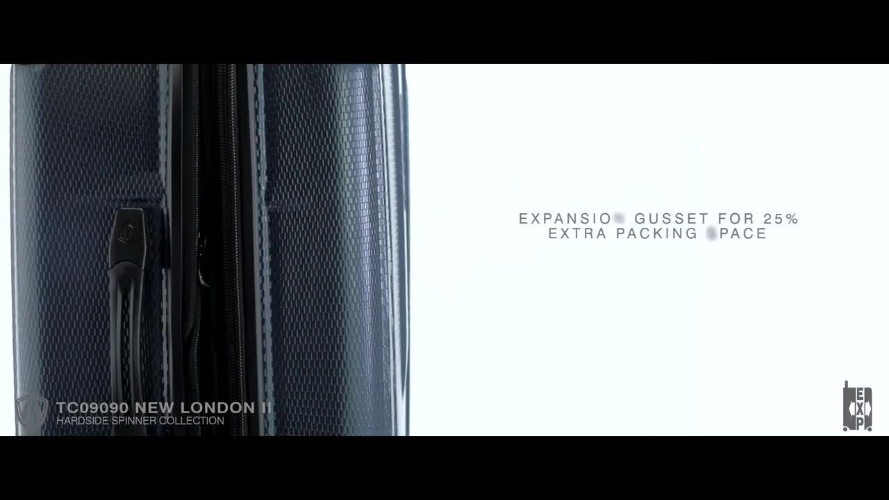 Traveler's Choice New London II 22 in. Gray Hardside Expandable