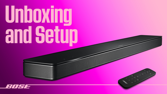 Bose Soundbar 500 | Bose Support