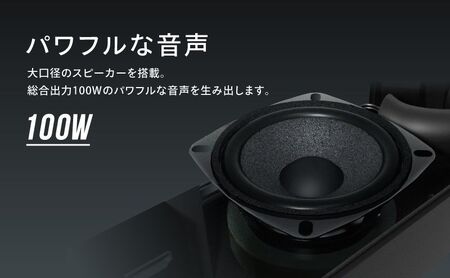スピーカー FUNLOGY Soundbar black サウンドバー Bluetooth HDMI 高