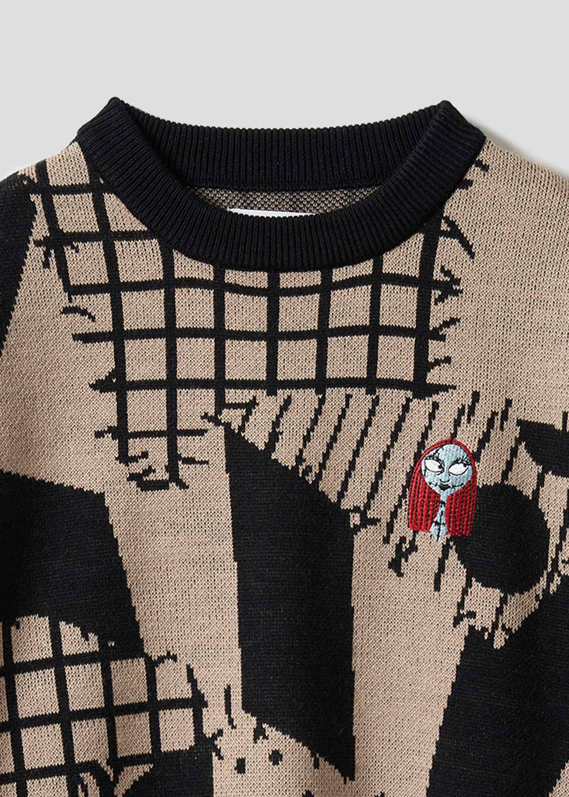 グラニフ Re:繋がる ウォッシャブルジャカードニット アジカン XL 中古