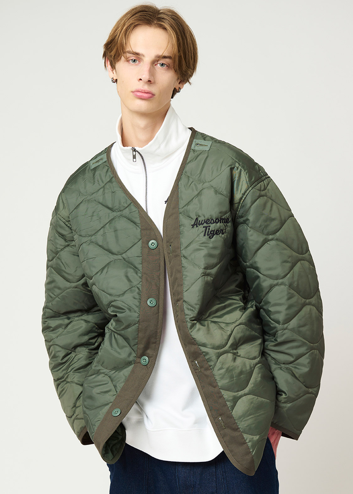 オーサムタイガー スレッズ｜ショートモッズコート｜ユニセックス