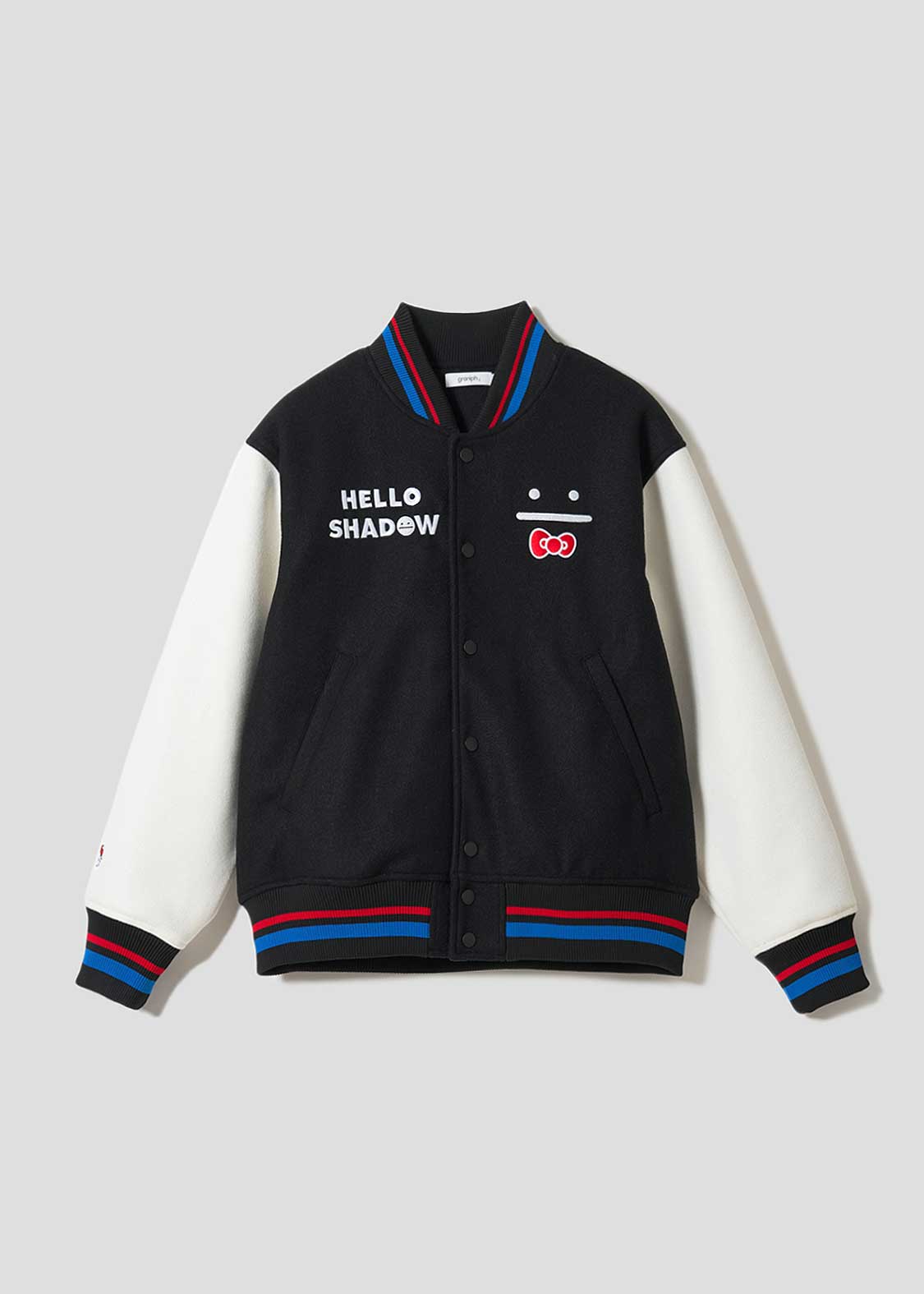 おすわり HELLO SHADOW｜スタジャン｜ユニセックス｜グラニフ(graniph