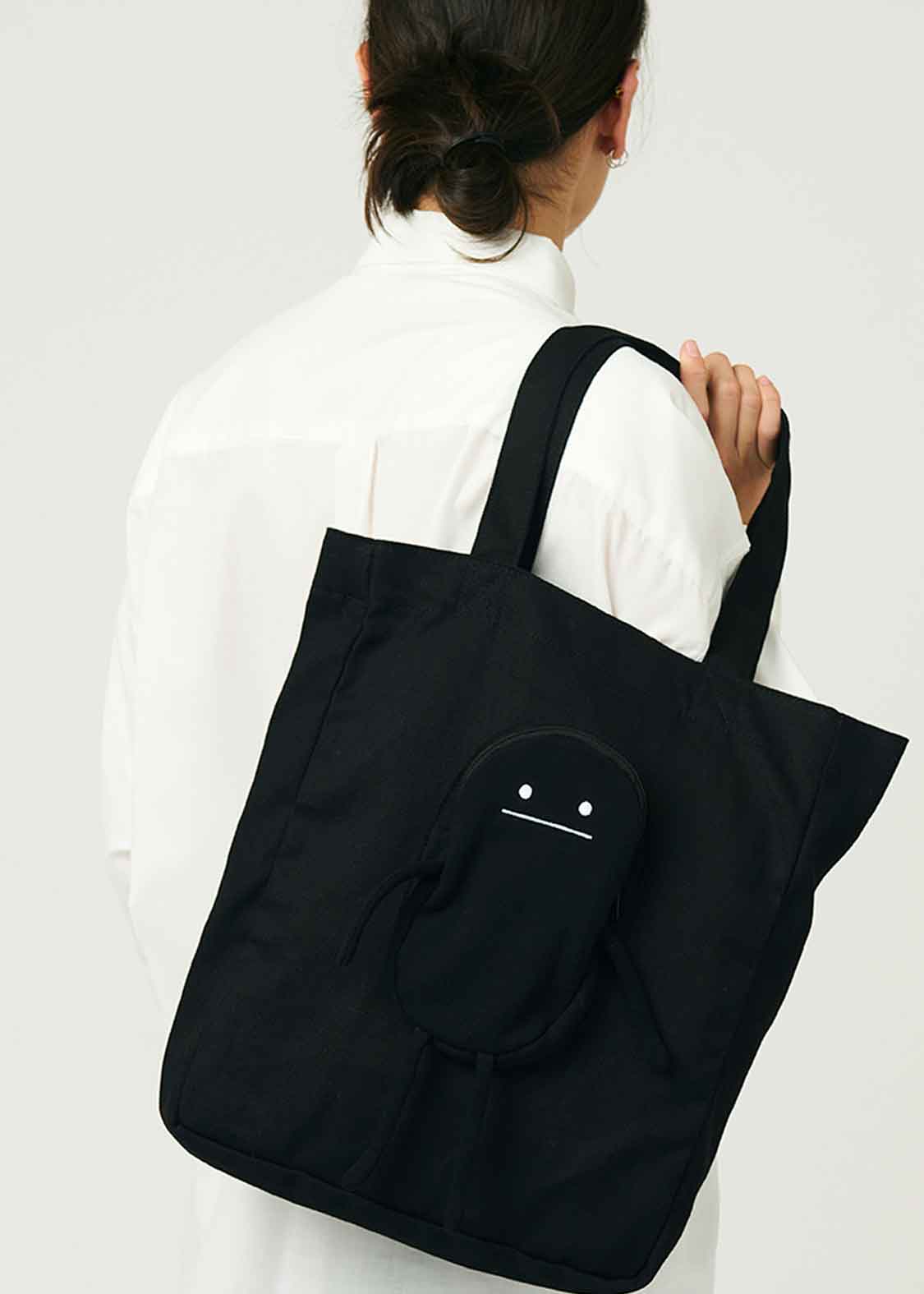 ビューティフルシャドーポケット｜スクエアトートバッグS｜ユニ
