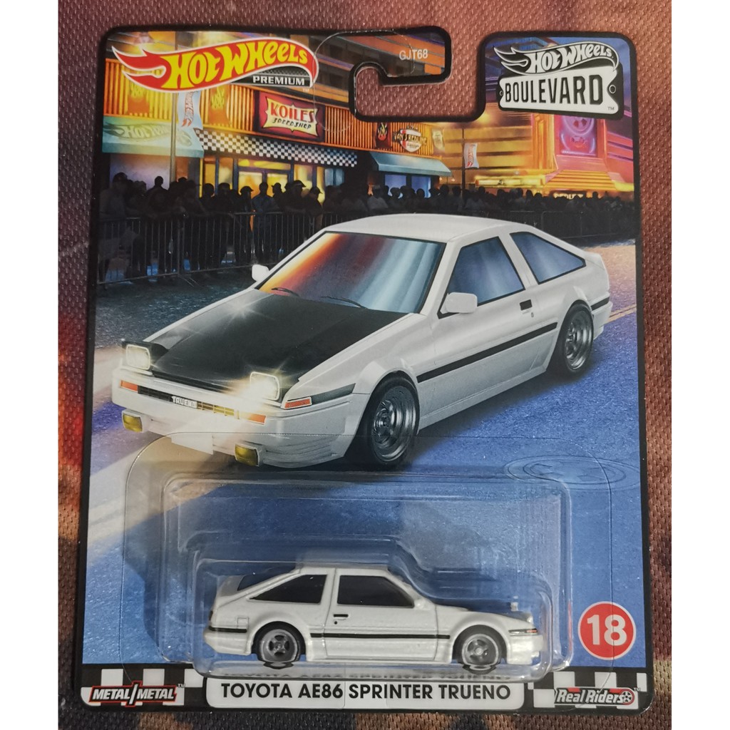 新品 Hot Wheels 頭文字D AE86 スプリンタートレノ 全巻購入特典 未