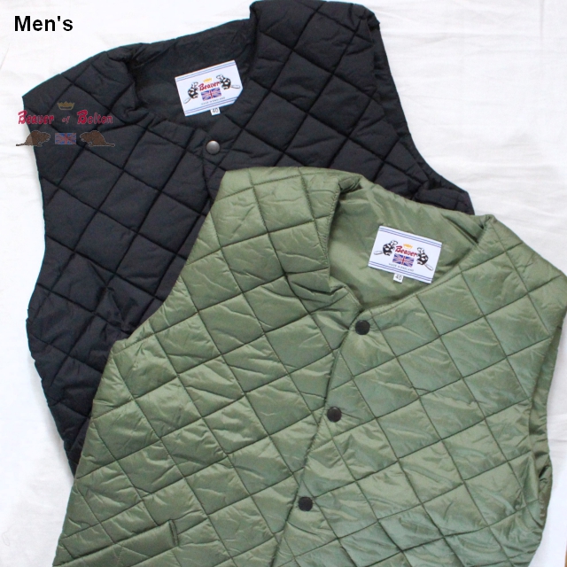 BEAVER キルティングベスト 英国製 サイズ34(S相当) Beaver of Bolton