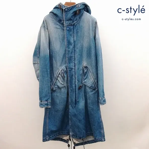 Johnbull ジョンブル デニムモッズコート S インディゴ 12486TXY