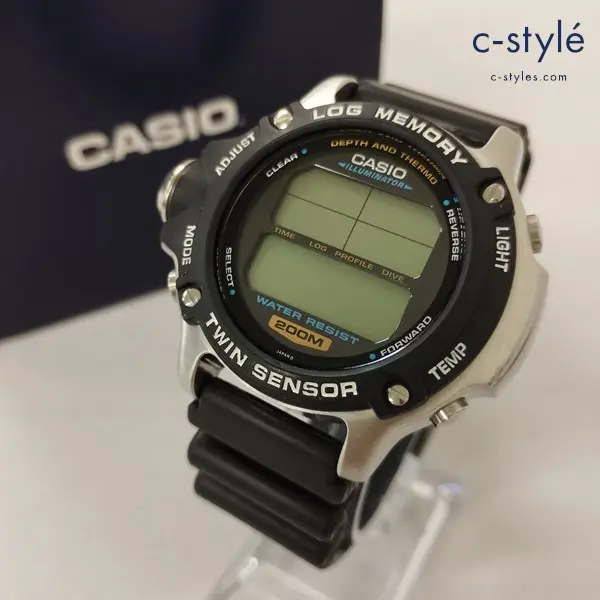 CASIO カシオ G-SHOCK LOG MEMORY 腕時計 ブラック DEP-610 ツイン