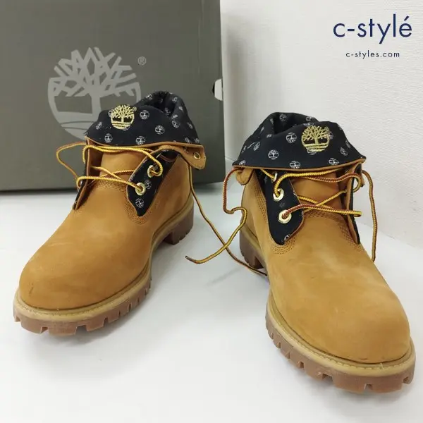 Tinberland ティンバーランド 27cm ブラウン ロールトップ 6152B