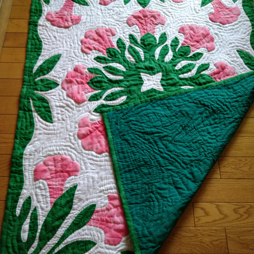 ハワイアンキルトタペストリー 1 5 0 サイズ ハワイアンキルト