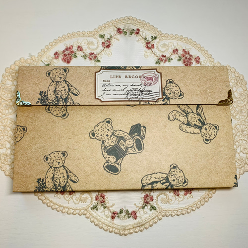 おすそ分け蛇腹ファイル♡ シートシール収納にも♪可愛いメモや素材