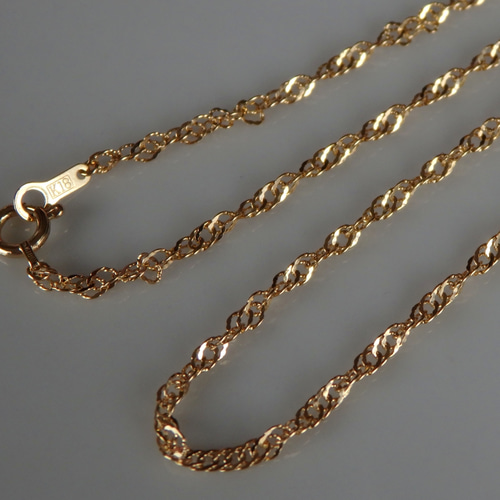 新作 k18ブレスレット スクリューチェーン アンクレット 18金 18k 1.85