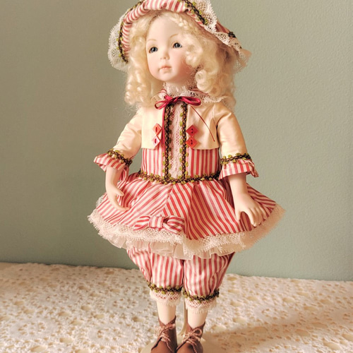 ビスクドール シルクボディ シルクワンピース モダンドール 10インチ