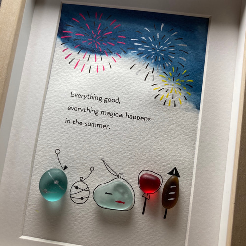 hirokoponシーグラスアートno.94 hirokoponシーグラスアートno.94