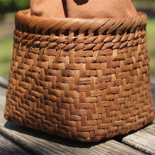 御幸籠 山葡萄 御幸篭 巾籠 野点篭 浴衣 巾着 かごバッグ 伝統工芸品