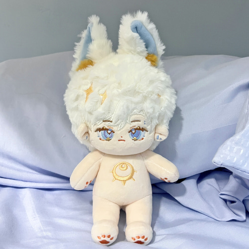 20cmぬいぐるみ 白髪ぬいちゃん ＜ガリア＞ ぬいぐるみ 着せ替え人形