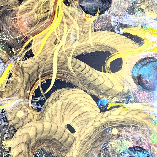 大きさ＆エネルギー2倍！一筆龍エネルギーアート✨縁起物 龍神 絵画