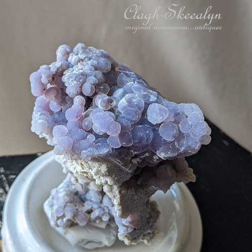 Grape Chalcedony 】グレープカルセドニー原石｜インドネシア