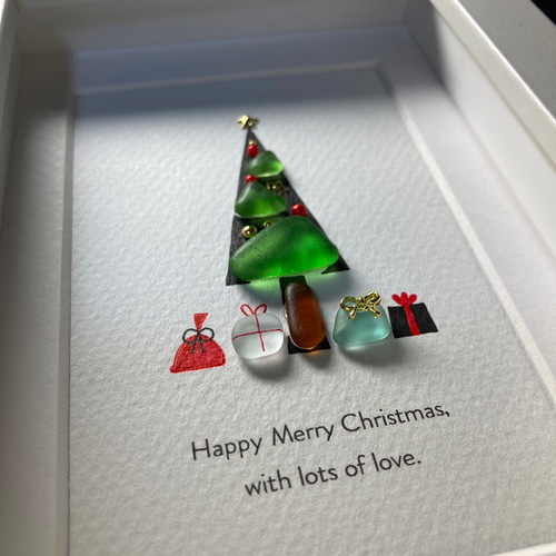 シーグラスアート「クリスマスツリー」 その他アート ゆきみ工房 通販