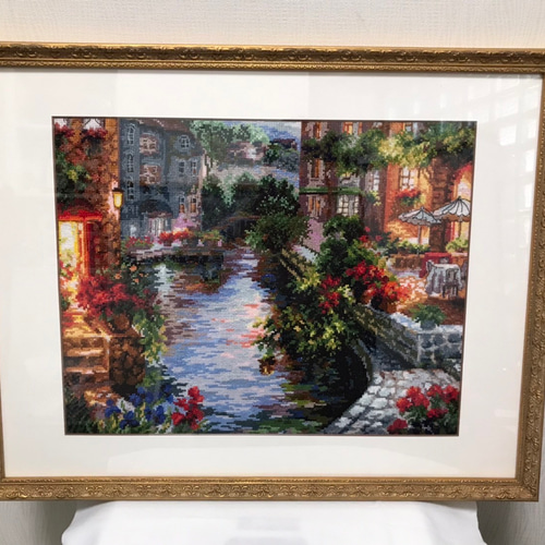 手刺繍 刺繍絵 額装 風景 その他アート hareruya 通販 15154974