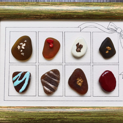 くっきー♡オーダー　シーグラスアート くっきー様専用 くっきー様専用♡オーダー シーグラスアート