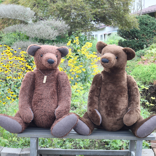 ぬいぐるみアート テディベア 超大型 約115㎝ 立体・オブジェ