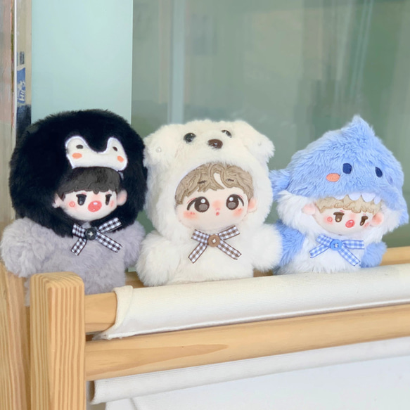 着せ替えぬいぐるみ服 10cmぬいぐるみ 10cmぬい服 動物パーティー 外