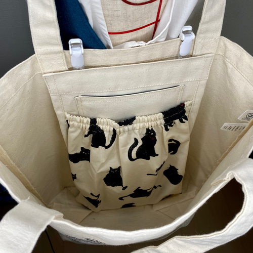 後付けポケット【トートバッグ専用・長財布が入る大きめサイズ