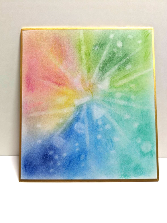 ヒーリングアート パステル原画「新しいはじまり」 イラスト おもち