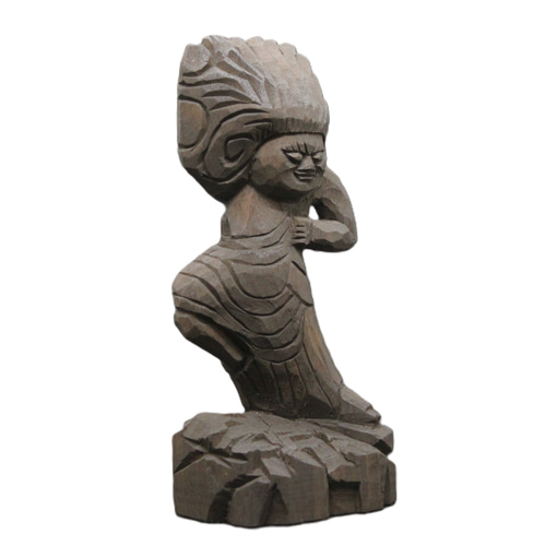 蔵王権現(16cm zg5012)仏像 円空仏 摸刻 木彫 彫刻 円空工房クリーマ店