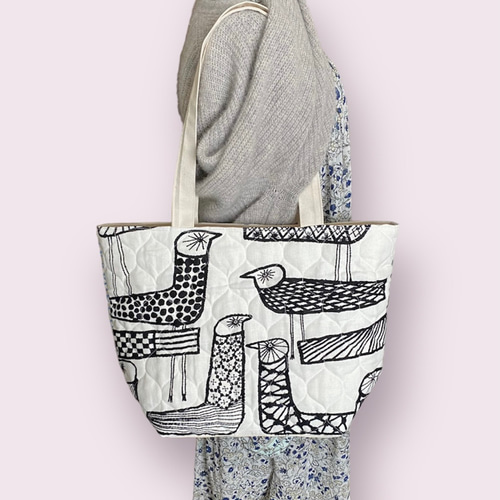 ミナペルホネン Lサイズ パッチワーク トートバッグ minaperhonen