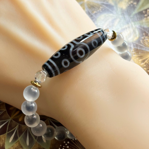 開光 十五眼天珠 ブレスレット dzi ＊ ΚΑйON ＊ 通販 16032195｜Creema