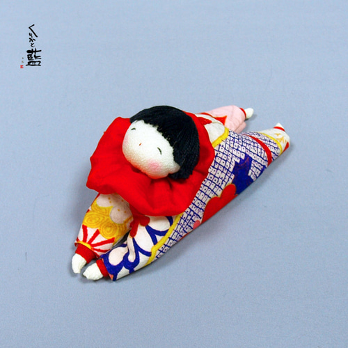 這い這い人形 女児 ちりめん細工 お細工物 古布 正絹 s2184 その他人形